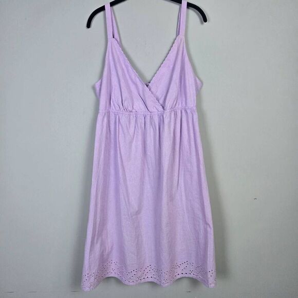 Faded Glory Dresses & Skirts - Faded Glory Womens Y2K Babydoll Knee Length Dress Size 14 Purple Sleeveless